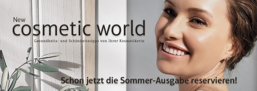 NEW cosmetic world – Sommer 2023